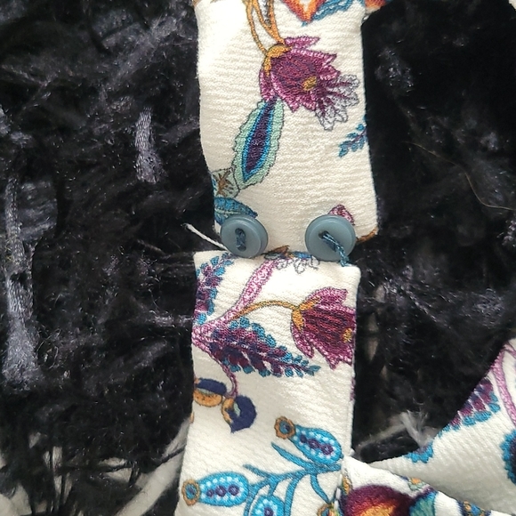 Zara long sleeved, mini floral dress - Picture 4 of 5